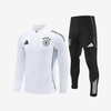 GERMANY WHITE/BLACK 1/4 ZIP TRACKSUIT