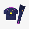 FC BARCELONA DARK PURPLE 1/4 ZIP TRACKSUIT