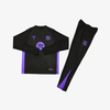 FC BARCELONA BLACK/PURPLE 1/4 ZIP TRACKSUIT