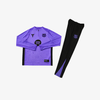 (KIDS) FC BARCELONA PURPLE/BLACK 1/4 ZIP TRACKSUIT