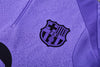 (KIDS) FC BARCELONA PURPLE/BLACK 1/4 ZIP TRACKSUIT
