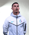 AL-NASSR 2024/25 WHITE-GREY TECH FLEECE TRACKSUIT